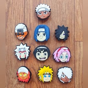 NARUTO Cartoon Kids Croc Charms
